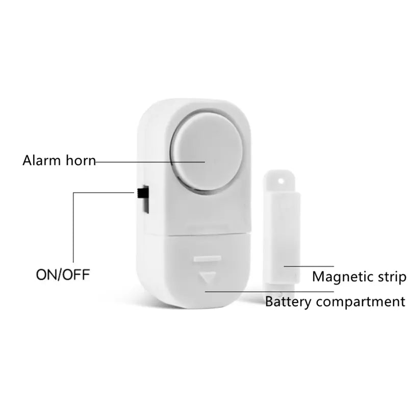 Wireless Entry Home Door Window Security Alarm System Magnetic Sensor FREE 3 Battery